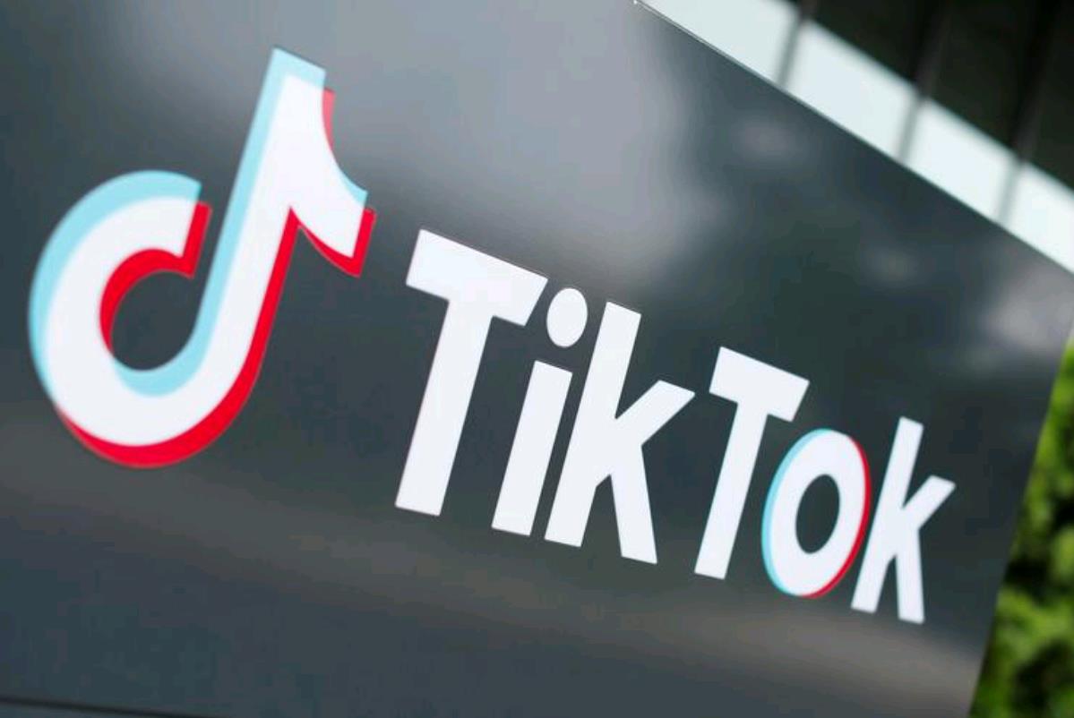 TikTok美国总部外的标识